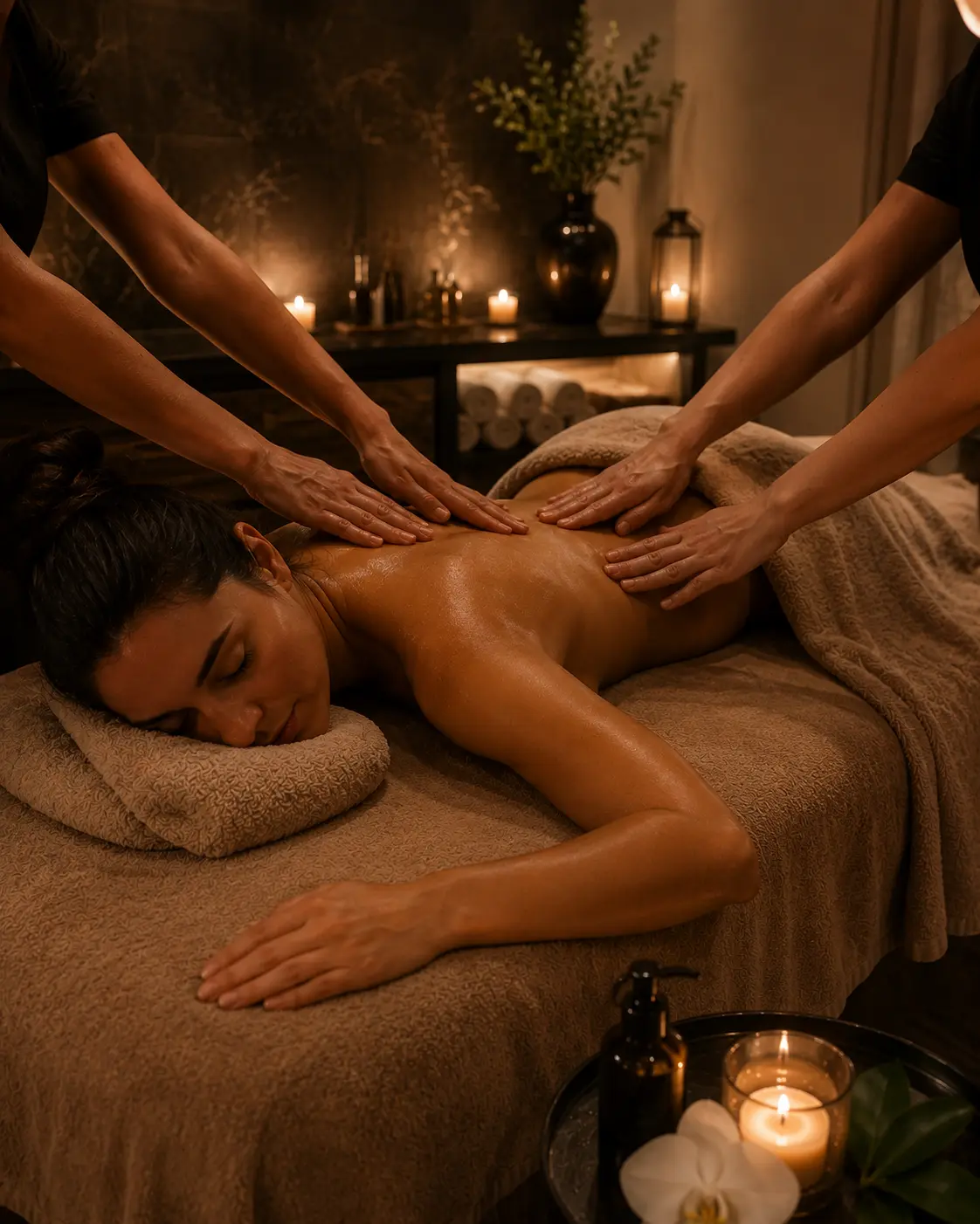 Massage 4 mains aux Angles près d’Avignon