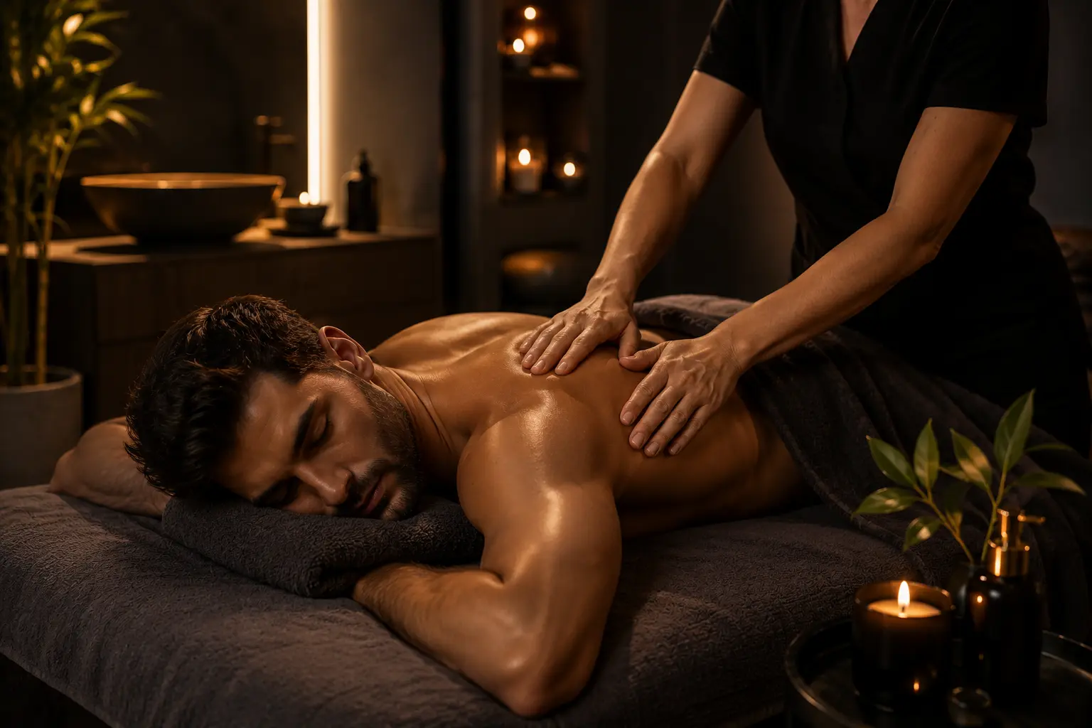 Massage sur-mesure aux Angles près d’Avignon dans une cabine premium